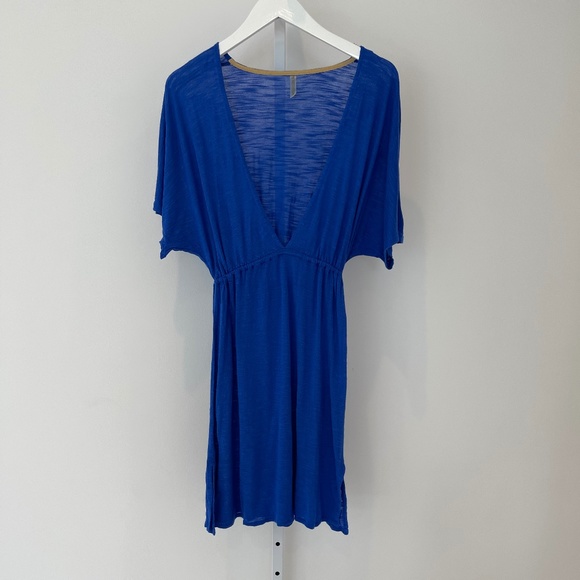 VITAMIN A BLUE BEACH COVER-UP DRESS SIZE SMALL NWOTS! - Picture 2 of 16